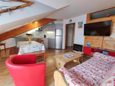 Wynajem na narty Apartament 2 pokojowy z alkową 6 os&oacute;b (1304) - Résidence les Erines - Les Orres - Pokój gościnny