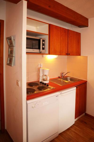 Location au ski Appartement 2 pièces coin montagne 8 personnes (499) - Résidence les Erines - Mélèzes d'Or - Les Orres - Kitchenette