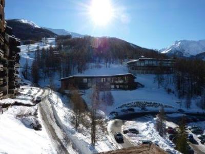 Location au ski Studio coin montagne 4 personnes (101) - Résidence les Gradins - Les Orres - Extérieur hiver