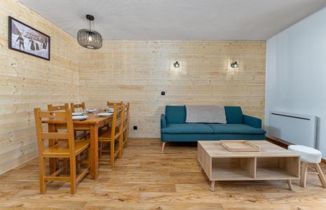 Rent in ski resort 2 room apartment sleeping corner 6 people (MBC201) - Résidence les Hauts de Préclaux I - Les Orres - Living room