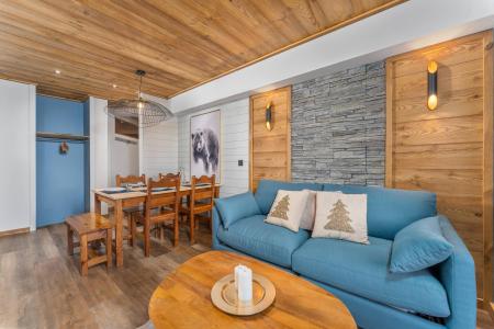 Rent in ski resort 2 room apartment sleeping corner 6 people (MZ1102) - Résidence les Hauts de Préclaux I - Les Orres - Living room