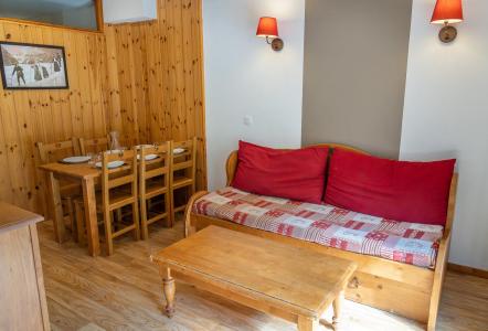Skiverleih 2-Zimmer-Holzhütte für 6 Personen (MBC206) - Résidence les Hauts de Préclaux I - Les Orres - Wohnzimmer