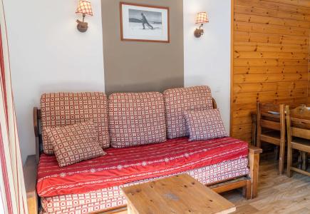 Skiverleih 2-Zimmer-Holzhütte für 6 Personen (MZ1216) - Résidence les Hauts de Préclaux I - Les Orres - Wohnzimmer