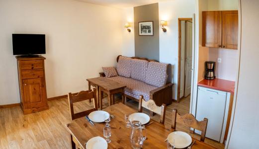 Skiverleih 2-Zimmer-Holzhütte für 6 Personen (MZ1221) - Résidence les Hauts de Préclaux I - Les Orres - Wohnzimmer