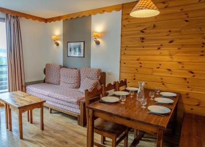 Skiverleih 2-Zimmer-Holzhütte für 6 Personen (MZ2211) - Résidence les Hauts de Préclaux I - Les Orres - Wohnzimmer