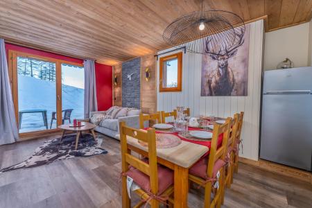 Rent in ski resort 3 room apartment cabin 8 people (MBC002) - Résidence les Hauts de Préclaux I - Les Orres - Living room