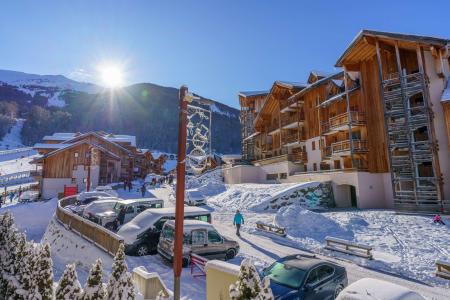 Rent in ski resort 3 room apartment sleeping corner 8 people (MZ2102) - Résidence les Hauts de Préclaux I - Les Orres - Winter outside