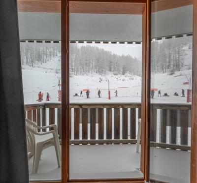 Rent in ski resort 2 room apartment sleeping corner 6 people (MBC511) - Résidence les Hauts de Préclaux I - Les Orres - Winter outside