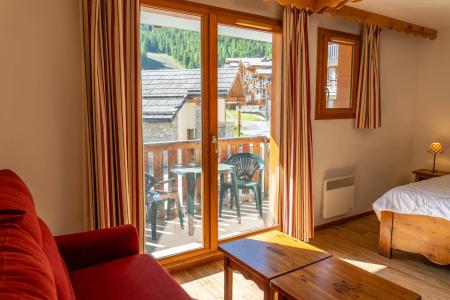 Wynajem na narty Apartament 3 pokojowy 6 osób ( MZ2114) - Résidence les Hauts de Préclaux I - Les Orres - Pokój gościnny