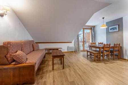 Ski verhuur Appartement 2 kabine kamers 6 personen (MZ1301) - Résidence les Hauts de Préclaux I - Les Orres - Woonkamer