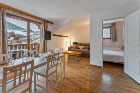 Ski verhuur Appartement 2 kamers bergnis 6 personen (MBC805) - Résidence les Hauts de Préclaux I - Les Orres - Woonkamer