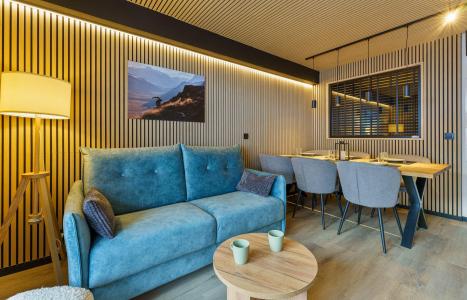 Ski verhuur Appartement 3 kabine kamers 6 personen (MBB109) - Résidence les Hauts de Préclaux I - Les Orres - Woonkamer