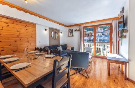 Ski verhuur Appartement 3 kamers bergnis 8 personen (MZ1112) - Résidence les Hauts de Préclaux I - Les Orres - Woonkamer