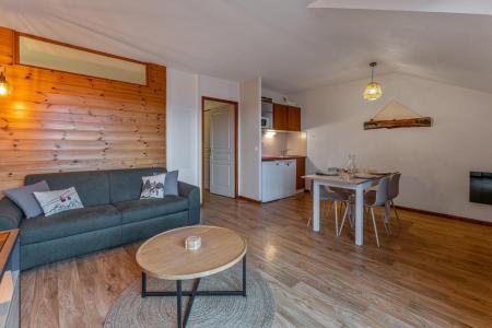 Ski verhuur Studio cabine 4 personen (MZ2302) - Résidence les Hauts de Préclaux I - Les Orres - Woonkamer