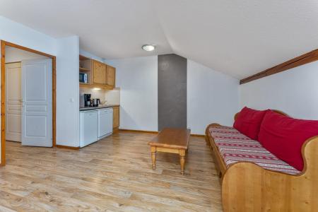 Rent in ski resort Studio sleeping corner 4 people (MBC901) - Résidence les Hauts de Préclaux I - Les Orres - Living room