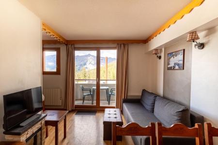 Rent in ski resort 2 room apartment sleeping corner 6 people (2007) - Résidence les Silènes - Les Orres - Living room