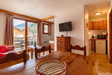 Rent in ski resort 2 room apartment sleeping corner 6 people (2119) - Résidence les Silènes - Les Orres - Living room