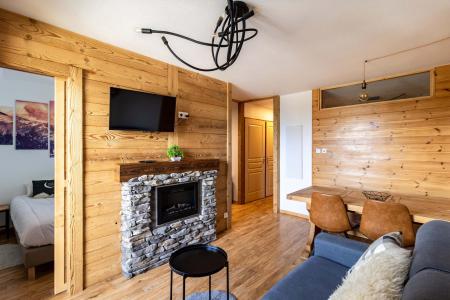Rent in ski resort 2 room apartment sleeping corner 6 people (2209) - Résidence les Silènes - Les Orres - Living room
