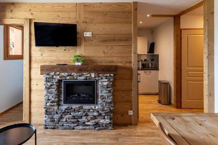 Rent in ski resort 2 room apartment sleeping corner 6 people (2209) - Résidence les Silènes - Les Orres - Living room