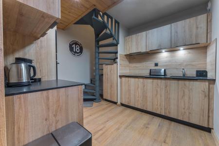 Wynajem na narty Apartament duplex 2 pokojowy 6 osób (2201) - Résidence les Silènes - Les Orres - Kuchnia