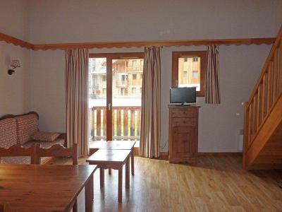 Rent in ski resort 3 room duplex apartment 9 people (496) - Résidence les Silènes - Mélèzes d'Or - Les Orres - Living room