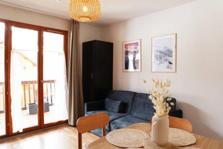 Skiverleih 3 Zimmer Maisonettewohnung für 6 Personen (853) - Résidence les Terrasses du Soleil d'Or - Les Orres - Wohnzimmer