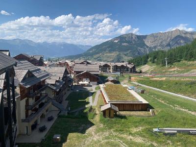 Location au ski Résidence Terrasses du Soleil d'Or - Les Orres - Balcon