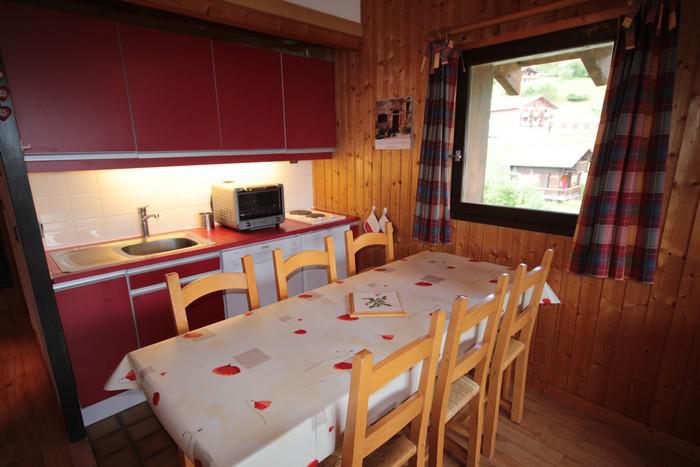 Аренда на лыжном курорте Апартаменты 2 комнат 6 чел. (012) - Chalet Alpenrose - Les Saisies - Салон
