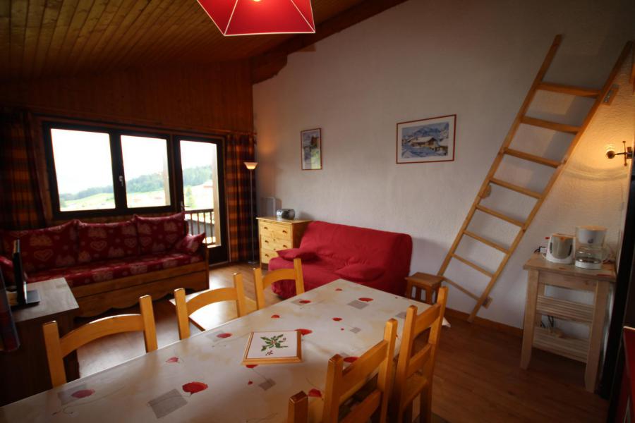 Skiverleih 2-Zimmer-Appartment für 6 Personen (012) - Chalet Alpenrose - Les Saisies - Wohnzimmer