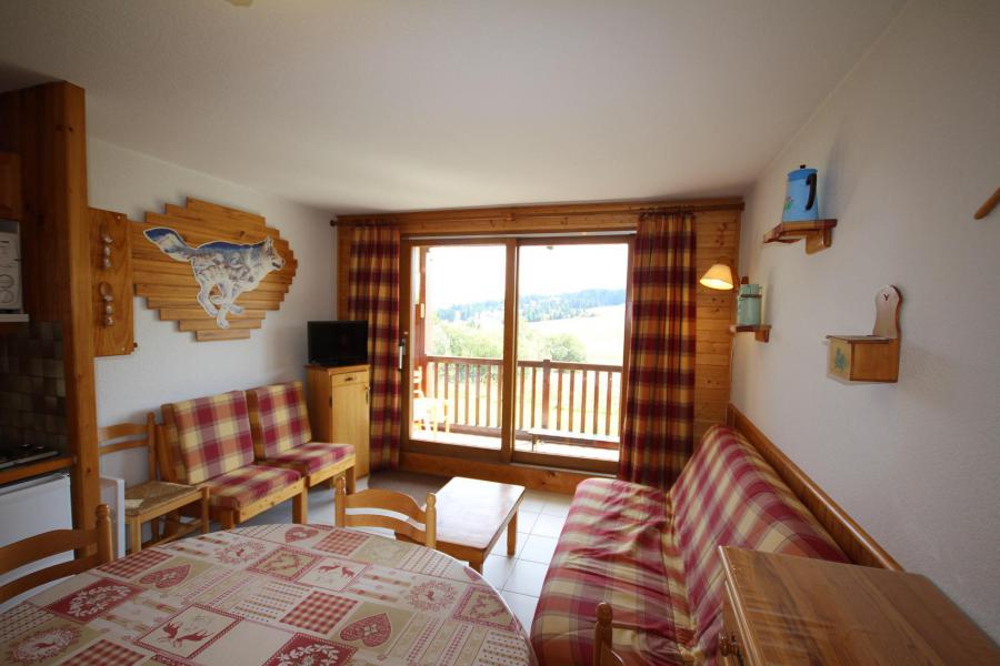 Ski verhuur Appartement 2 kabine kamers 6 personen (106) - Chalet Cristal 1 - Les Saisies - Binnen