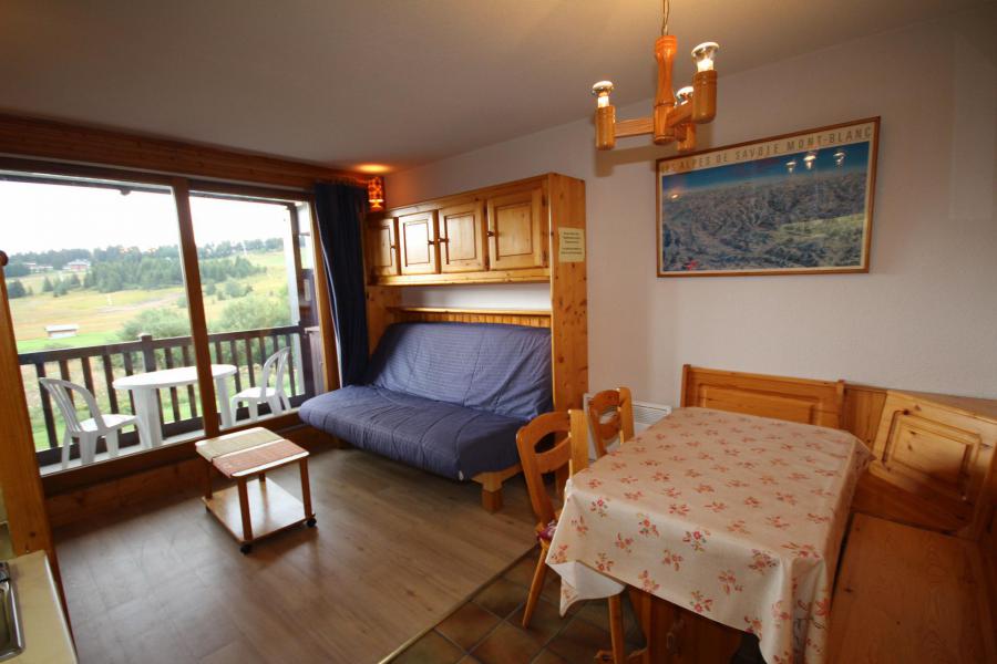 Ski verhuur Studio cabine 4 personen (108) - Chalet Cristal 1 - Les Saisies - Woonkamer