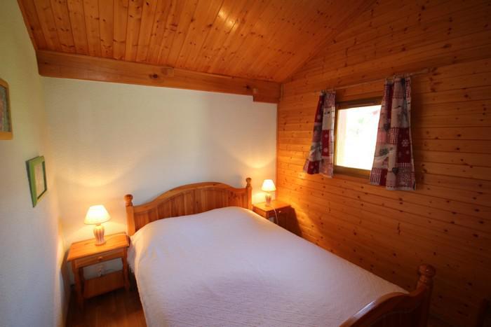 Skiverleih Wohnung 2 Mezzanine Zimmer 6 Leute (112) - Chalet Cristal 1 - Les Saisies - Offener Schlafbereich