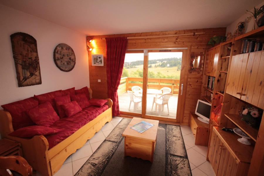 Rent in ski resort 2 room apartment cabin 4 people (CRI305) - Chalet Cristal 3 - Les Saisies - Living room