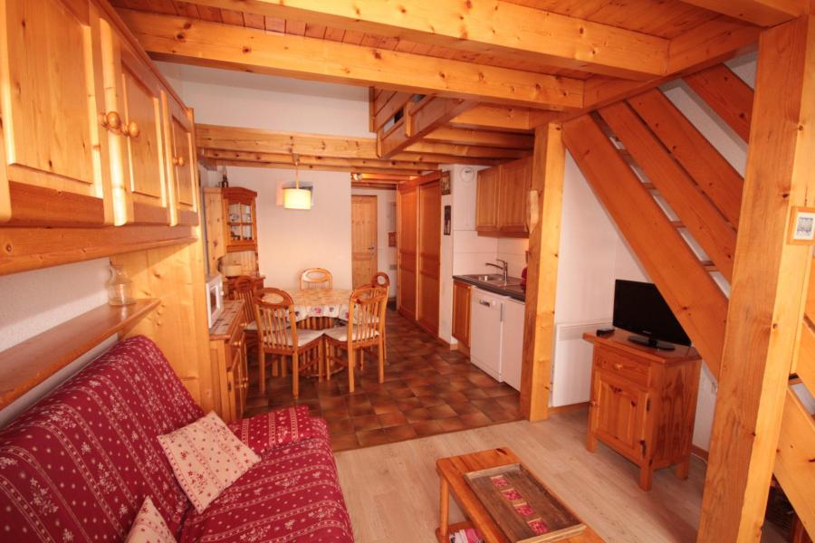 Wynajem na narty Apartament 3 pokojowy z antresolą 8 osób (312) - Chalet Cristal 3 - Les Saisies - Pokój gościnny