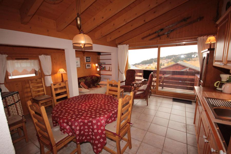 Rent in ski resort 3 room apartment cabin 6 people (615) - Chalet Cristal 6 - Les Saisies - Living room