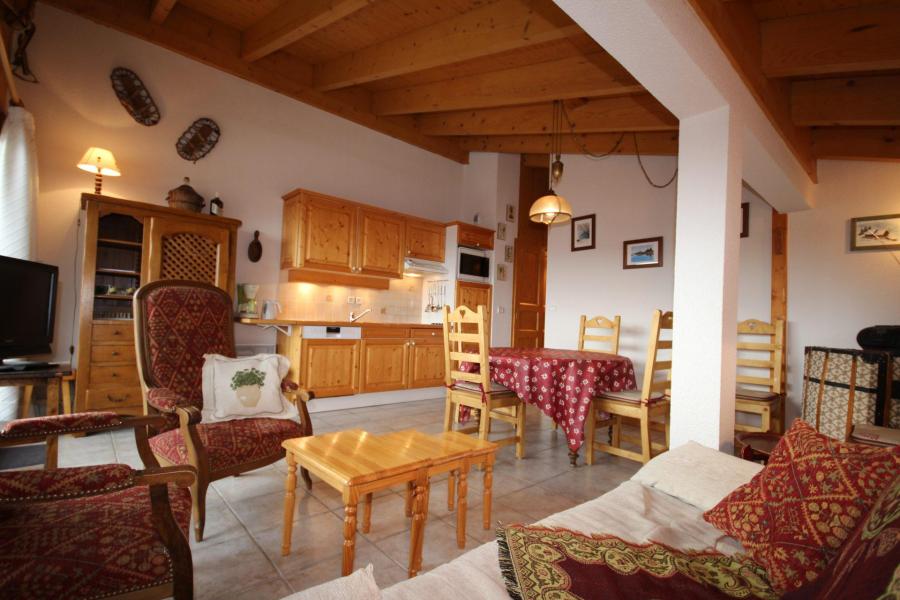 Ski verhuur Appartement 3 kabine kamers 6 personen (615) - Chalet Cristal 6 - Les Saisies - Woonkamer