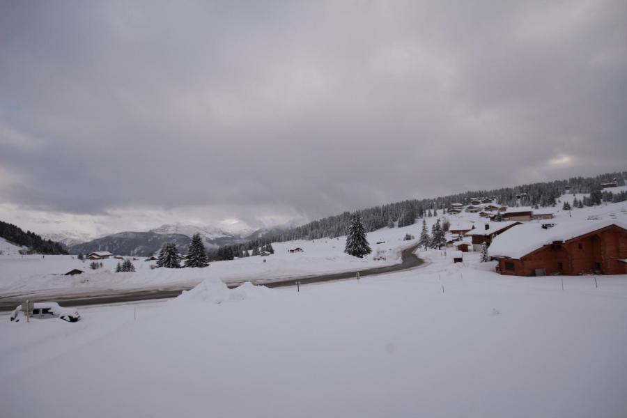 Аренда на лыжном курорте Квартира студия для 4 чел. (LAC308) - Chalet du Lac 3 - Les Saisies - зимой под открытым небом