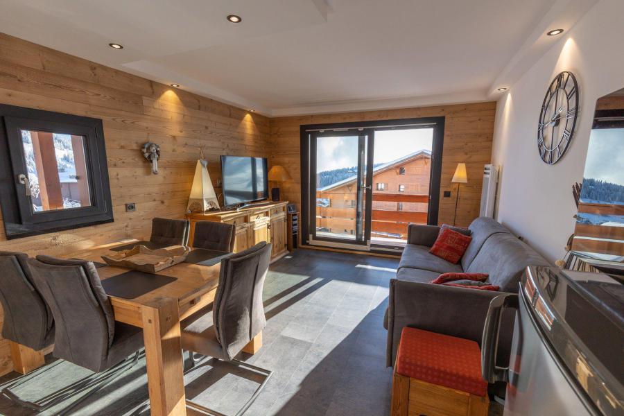 Skiverleih 2-Zimmer-Appartment für 5 Personen (005) - Chalet Glacier A - Les Saisies - Wohnzimmer