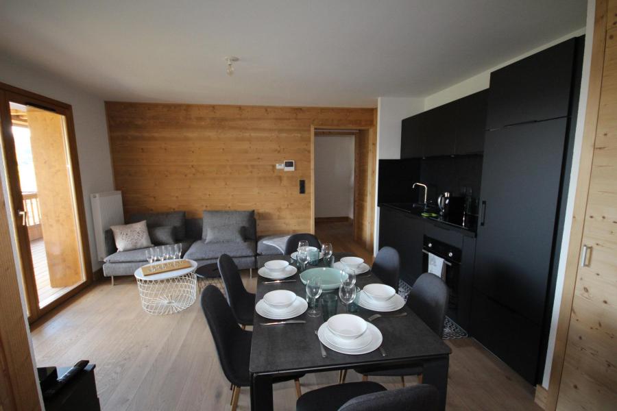 Ski verhuur Appartement 3 kabine kamers 6 personen (21) - Chalet Jorasse 1 A - Les Saisies - Woonkamer