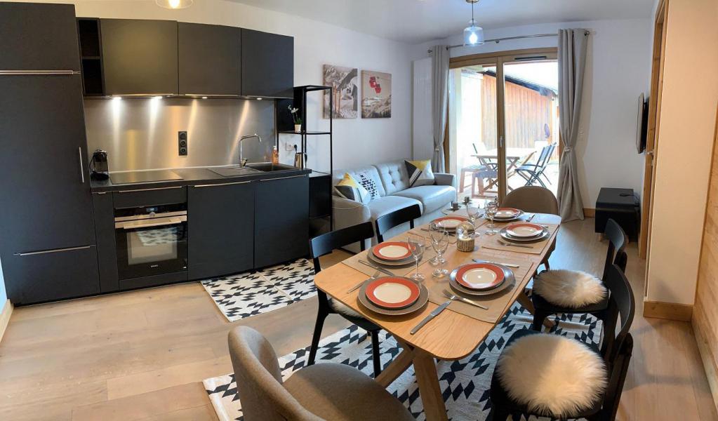Rent in ski resort 3 room apartment 6 people (01) - Chalet Jorasse 1 C - Les Saisies - Living room