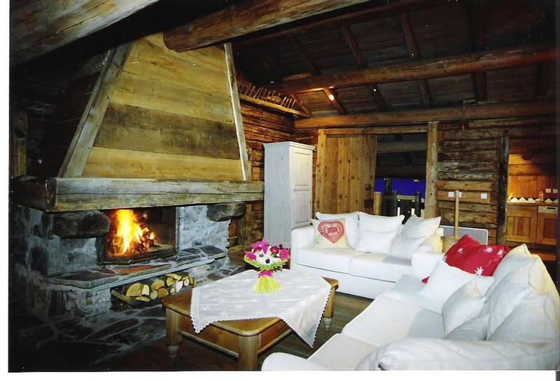 Rent in ski resort 7 room chalet 11 people - Chalet Jubier - Les Saisies - Fireplace