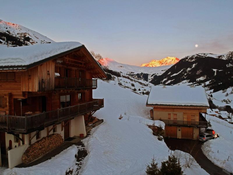 Soggiorno sugli sci Chalet Pierres du Chozal - Les Saisies - Esteriore inverno