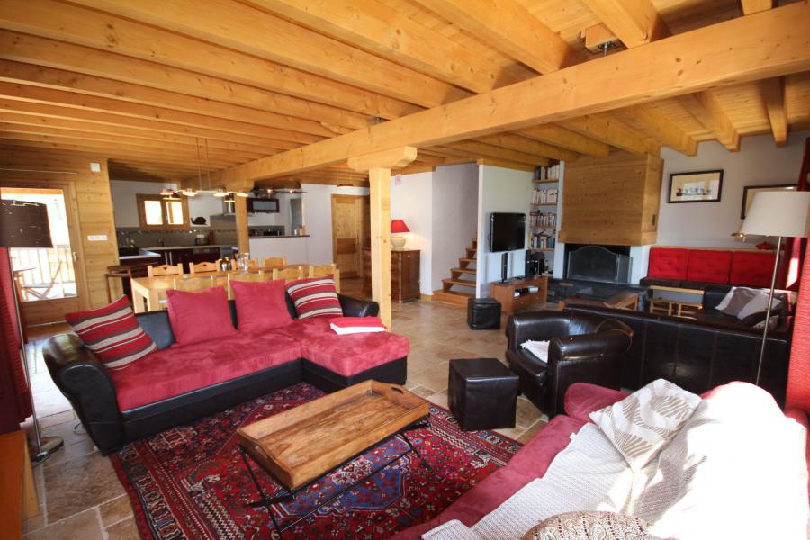 Rent in ski resort 7 room triplex chalet 12 people (CHACHO) - Chalet Pierres du Chozal - Les Saisies