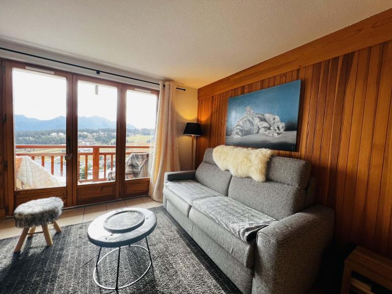 Rent in ski resort 2 room apartment cabin 6 people (EPIL06) - EPILOBE - Les Saisies - Living room