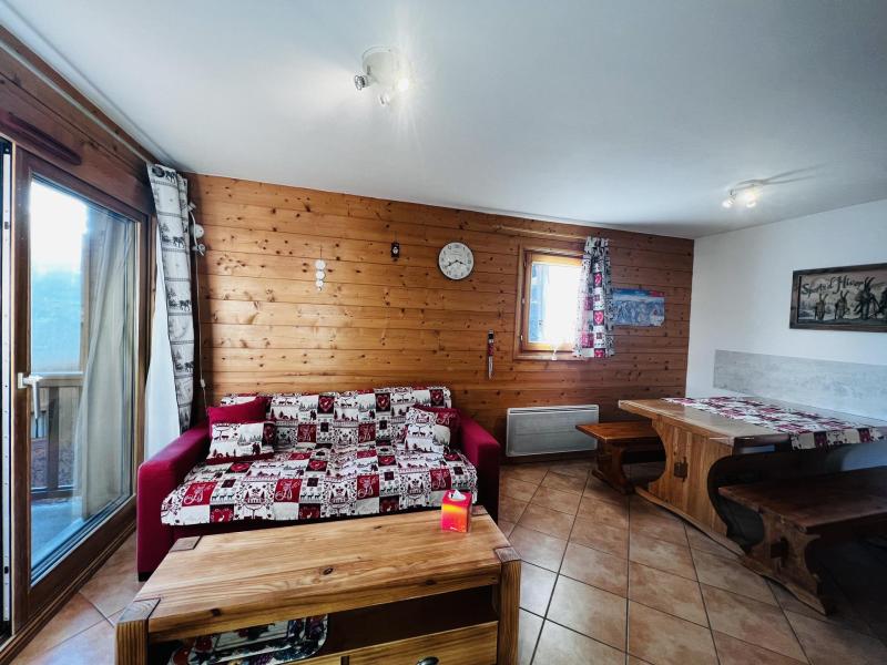 Rent in ski resort 3 room apartment 6 people (09) - Les Alpages de Bisanne E - Les Saisies - Living room