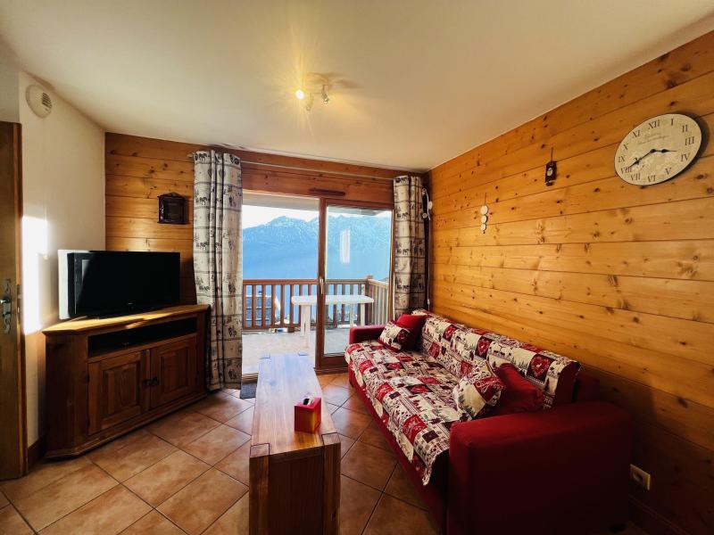 Location au ski Appartement 3 pièces 6 personnes (09) - Les Alpages de Bisanne E - Les Saisies - Séjour