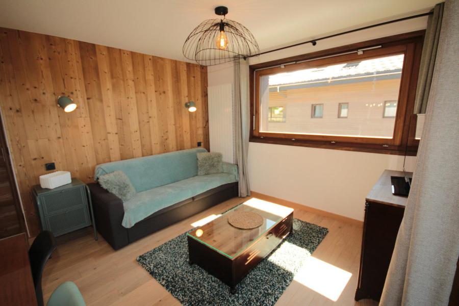 Skiverleih 3-Zimmer-Appartment für 6 Personen (G32) - Les Chalets des Cimes - Les Saisies - Wohnzimmer