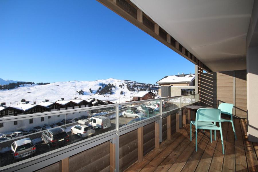 Wynajem na narty Apartament 3 pokojowy 6 osób (F22) - Les Chalets des Cimes - Les Saisies - Balkon