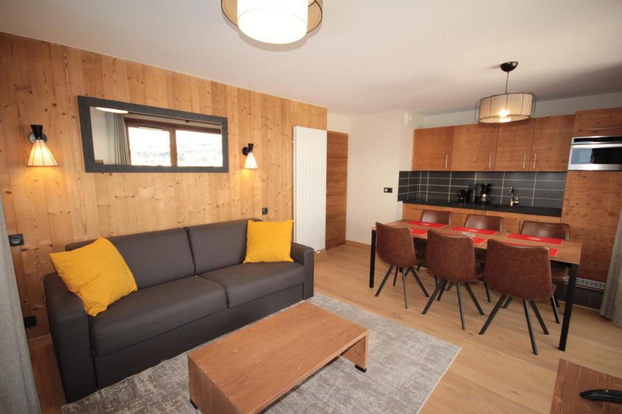 Wynajem na narty Apartament 3 pokojowy 6 osób (G25) - Les Chalets des Cimes - Les Saisies - Pokój gościnny