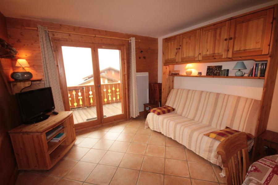Rent in ski resort 3 room apartment 6 people (FERJ03) - Les Fermes du Beaufortain J - Les Saisies - Living room